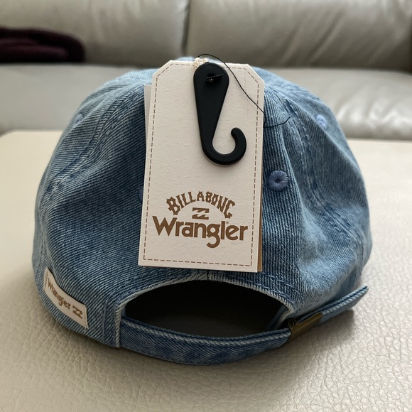 NWT - Billabong x Wrangler Denim Baseball Cap - Adjustable - Picture 5 of 12